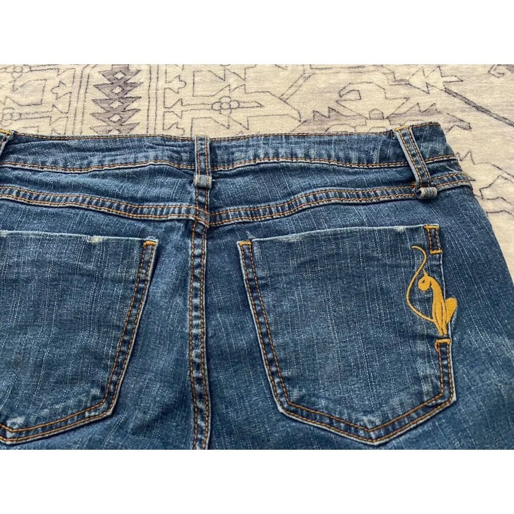 Vintage Phat Fashions Silver Label Juniors Bootcut Jeans Size 9 Tall Denim Y2K - Picture 2 of 5
